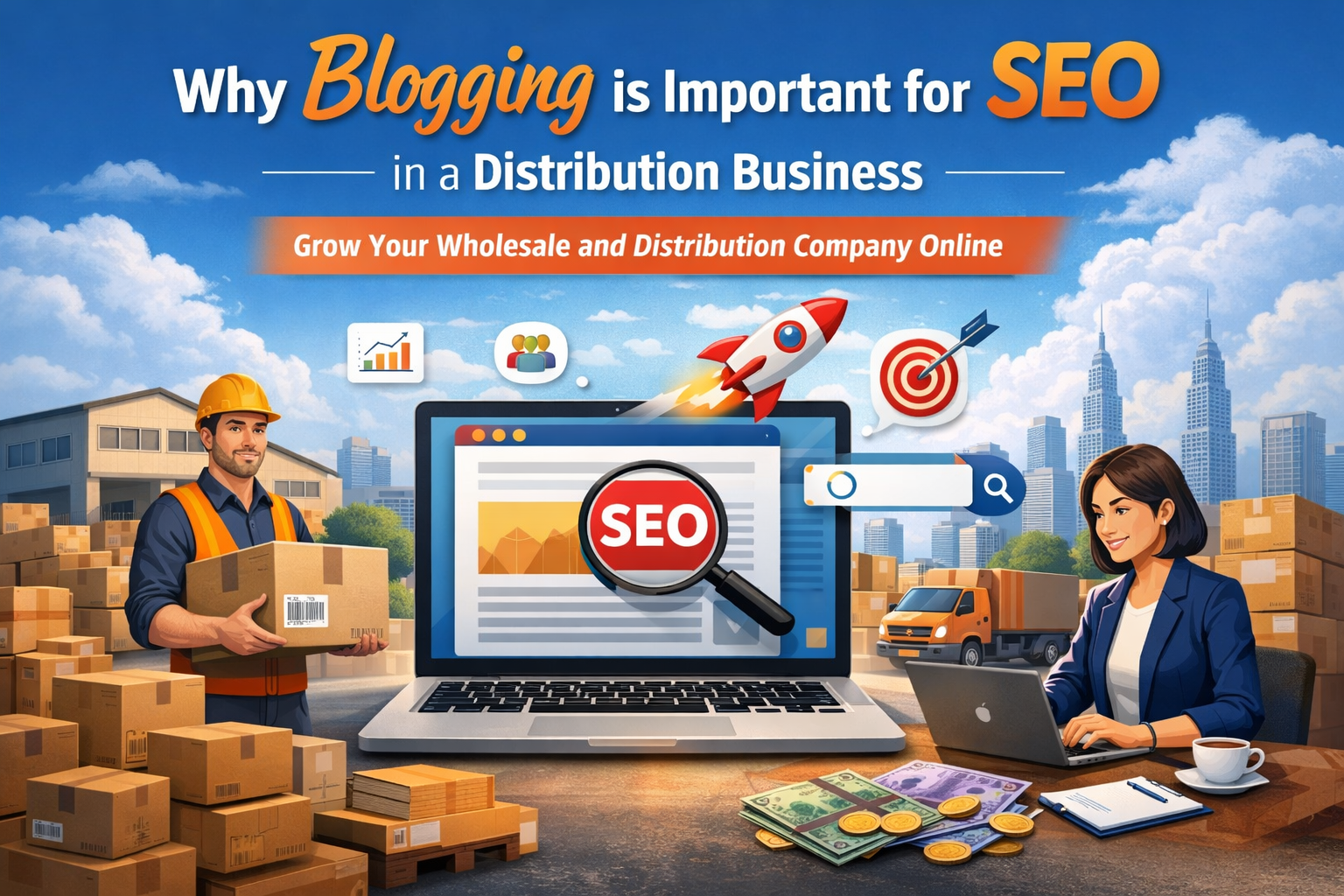 Why Blogging is Important for SEO in a Distribution Business Using Xitoss Distributor